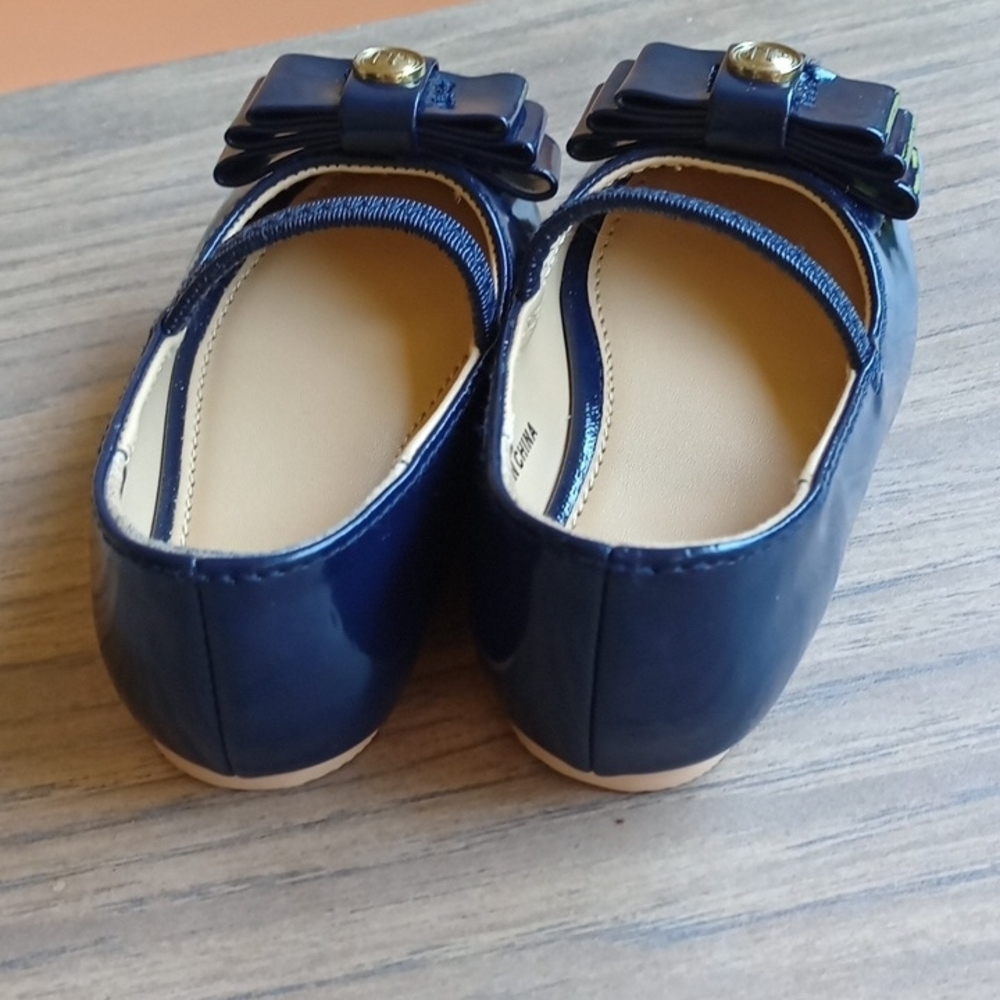 New  Never Used Janie and Jack Navy Baby Walker Shoes - Picture 4 of 10
